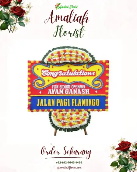 Sewa Papan Bunga Paninggilan Utara